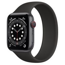 Apple Watch Series 6 GPS + Cellular 44 mm Cassa in alluminio grigio con Cinturino Sport nero