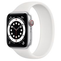 Apple Watch Series 6 GPS + Cellular 44 mm Silver White