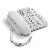 Telefono Fisso Gigaset DL 380 con Ampio Display Grandi Tasti Ergonomici Bianco