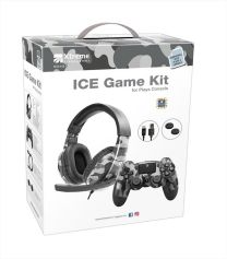 XTREME - ICE GAME KIT CUFFIA+PAD-Camouflage Grigio