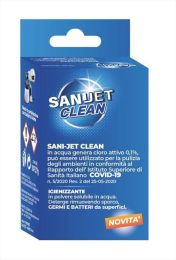 ARIETE Polvere Igienizzante per Sani-Jet Scatola da 10 bustine - 4078 Sani-Jet Clean