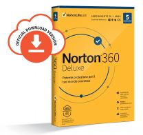 Norton 360 Deluxe 2020 5 Dispositivi Licenza di 1 anno Secure VPN e Password Manager