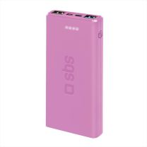 SBS TTBB10000FASTP batteria portatile Polimeri di litio (LiPo) 10000 mAh Rosa