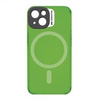 SBS - Cover fluo MagSafe CMCOVCFLMSIP1461G per iPhone 14-Verde
