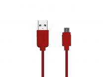 SBS TECABLEMICROR 1m USB A Micro-USB B Rosso cavo USB