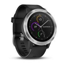Garmin Vívoactive 3 Sport Smartwatch con GPS - Schermo touch da 1.2" a colori, Nero Argento 
