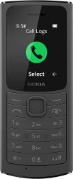 Nokia 110 Telefono Cellulare 4G Dual Sim, Display 1.77" a Colori, Fotocamera, Nero