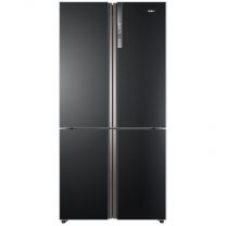 Haier HTF-610DSN7 frigorifero side-by-side Libera installazione Nero 610 L A++
