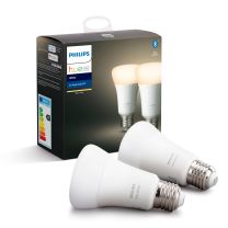 Philips Hue White E27 Lampada a LED 9 W - confezione da 2 