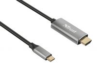 Trust Calyx USB-C HDMI Nero, Metallico