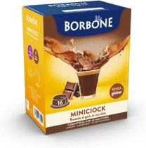 Caffè Borbone MiniCiock, Bevanda al gusto di Cioccolato - 16 capsule