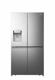 Hisense RQ760N4AIF frigorifero side-by-side Libera installazione 541L Acciaio inossidabile