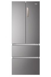 Haier HB17FPAAA frigorifero side-by-side Libera installazione 446 Lt E Platino Acciaio inossidabile