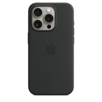 Apple Custodia MagSafe in silicone per iPhone 15 Pro - Nero ​​​​​​​