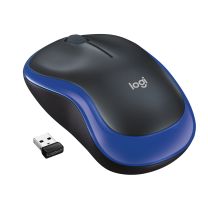 Logitech M185 Mouse Wireless Ambidestro, Compatibile con PC, Mac, Laptop