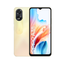 OPPO A38 Smartphone, AI Doppia Fotocamera 50+2MP, Selfie 5MP, Display 6.56” 90HZ LCD HD+, Batteria 5000mAh, RAM 4 (Esp 1GB/2GB/4GB)+ROM 128GB (esp1TB), [Versione Italia], Glowing Gold