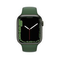 Apple Watch Series 7 GPS 45mm Cassa in Alluminio Verde con Cinturino Sport Verde