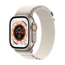 Apple Watch Ultra GPS + Cellular, 49mm Cassa in Titanio con Cinturino Alpine Loop Galassia - Medium