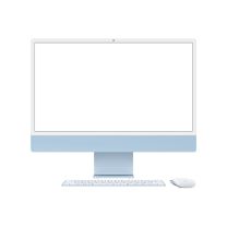 Apple iMac 24" display Retina 4,5K Chip Apple M3 256 SSD GPU 8‑core Slim 11,5mm - Blu - 2024