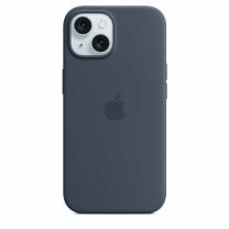 Apple Custodia MagSafe in silicone per iPhone 15 - Blu tempesta ​​​​​​​