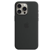 Apple Custodia MagSafe in silicone per iPhone 15 Pro Max - Nero ​​​​​​​