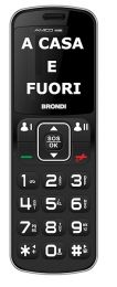 Cellulare Brondi Amico Home 1,77 pollici Lettore MP3 Micro SD