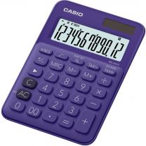 Casio MS-20UC-PL Calcolatrice da Tavolo, Viola 
