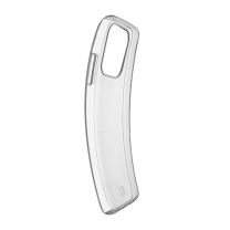 Cellularline Fine - iPhone 13 Pro Max Cover in gomma morbida ultra sottile e trasparente Trasparente