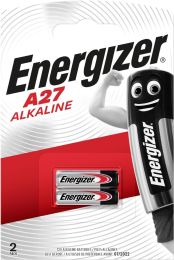 Energizer Batterie Alcaline A27, 12V, Confezione da 2