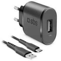 SBS Kit di ricarica Micro USB da Viaggio 1000 mAh 100 cm 
