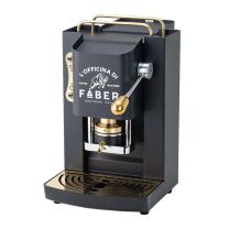 FABER Macchina da Caffè Pro Deluxe Cialde Mat Black Ottone