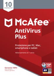 McAfee AntiVirus Plus 10D ESD IT