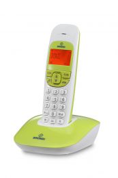 Brondi Nice Verde Telefono cordless con display illuminato, Vivavoce, Identificativo del chiamante