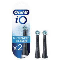 Oral-B iO Ultimate Clean Testine Di Ricambio Nere , 2 Pezzi