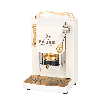 Faber Italia Macchina da Caffe' Faber Pro Mini Deluxe 44mm Selezione Ottone bianco puro