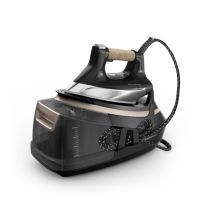 Rowenta - Eco Steam Pro 2800 W 1,3 L Piastra Microsteam 400 HD 3De Laser - Beige, Nero