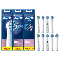 ORAL B - Set testine di ricambio Oral-B Pro Sensitive Clean Bianco 9pz