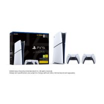 Sony - Bundle PlayStation 5 Slim Digital Edition + 2 Dual Sense | Bianco