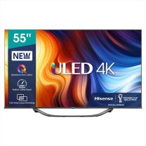 HISENSE Smart TV 55 Pollici 4K Ultra HD Display QLED con sistema VIDAA colore Argento - 55U72HQ