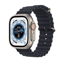 Apple Watch Ultra GPS + Cellular 49mm Cassa in Titanio con Mezzanotte Ocean Band